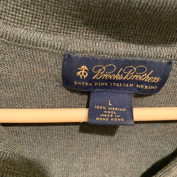 BROOKS BROTHERS Men’s Marino Wool Sweaters - Picture 3 of 6